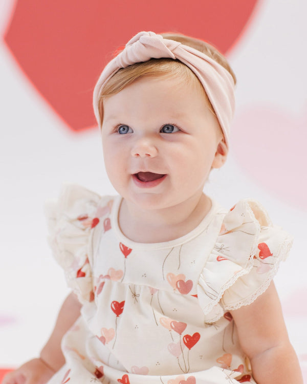 Flutter Dress || Heart Balloons, Baby / Toddler Girls Dress, Quincy Mae - All The Little Bows