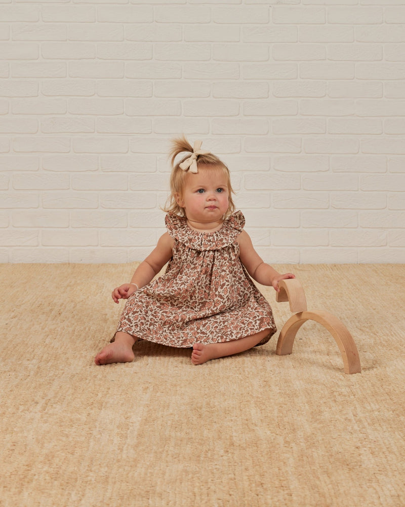 Isla Dress || Camellia, Baby / Toddler Girls Dress, Quincy Mae - All The Little Bows