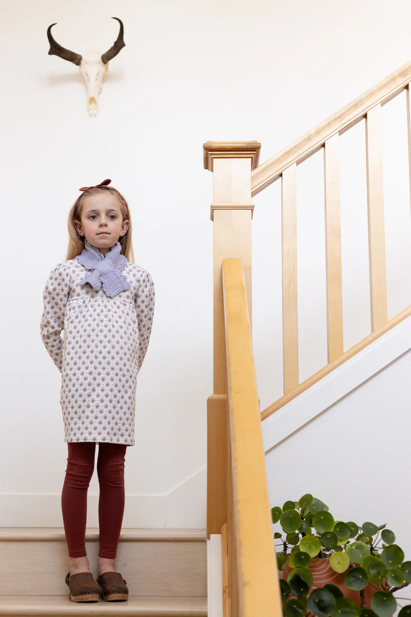 Lace Edge Keyhole Scarf | Heather