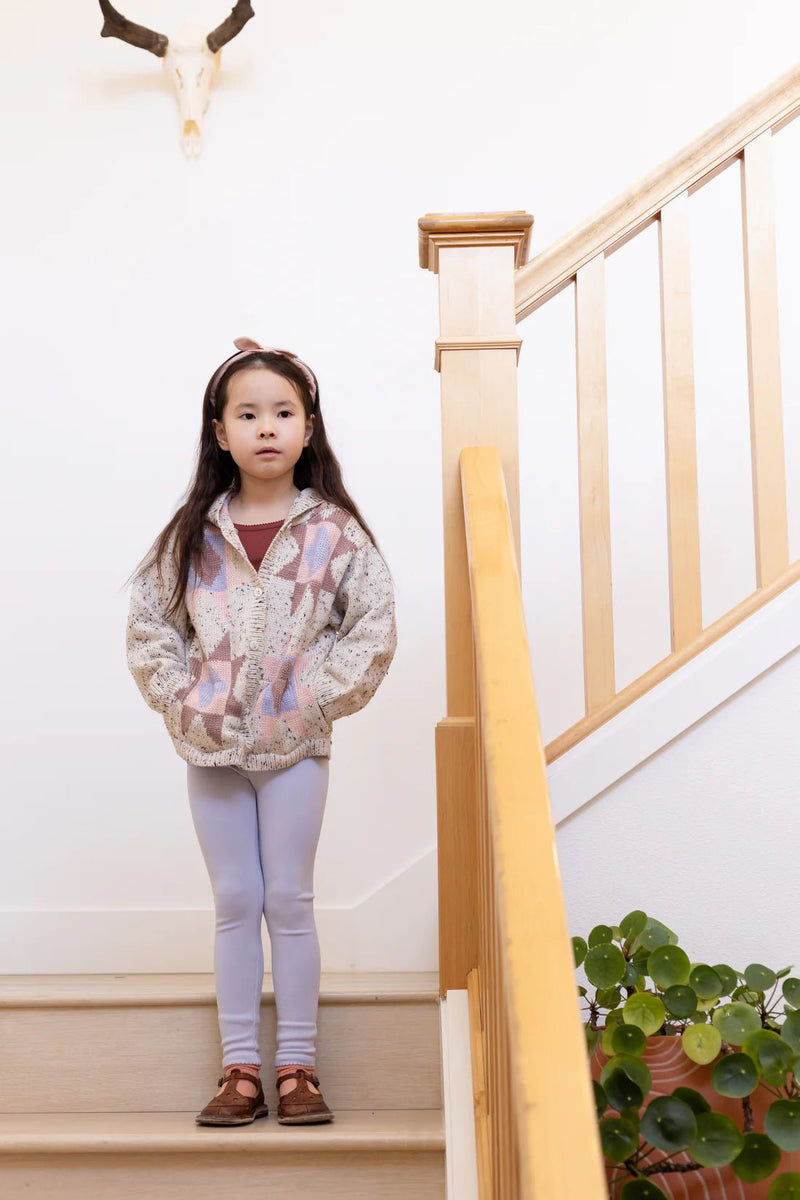 Pima Legging | Heather, Girls Legging, Iver & Isla - All The Little Bows