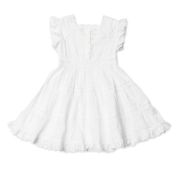 Lali - Matilda Dress | Pearl Broderie Englaise, Girls Dress, Lali - All The Little Bows
