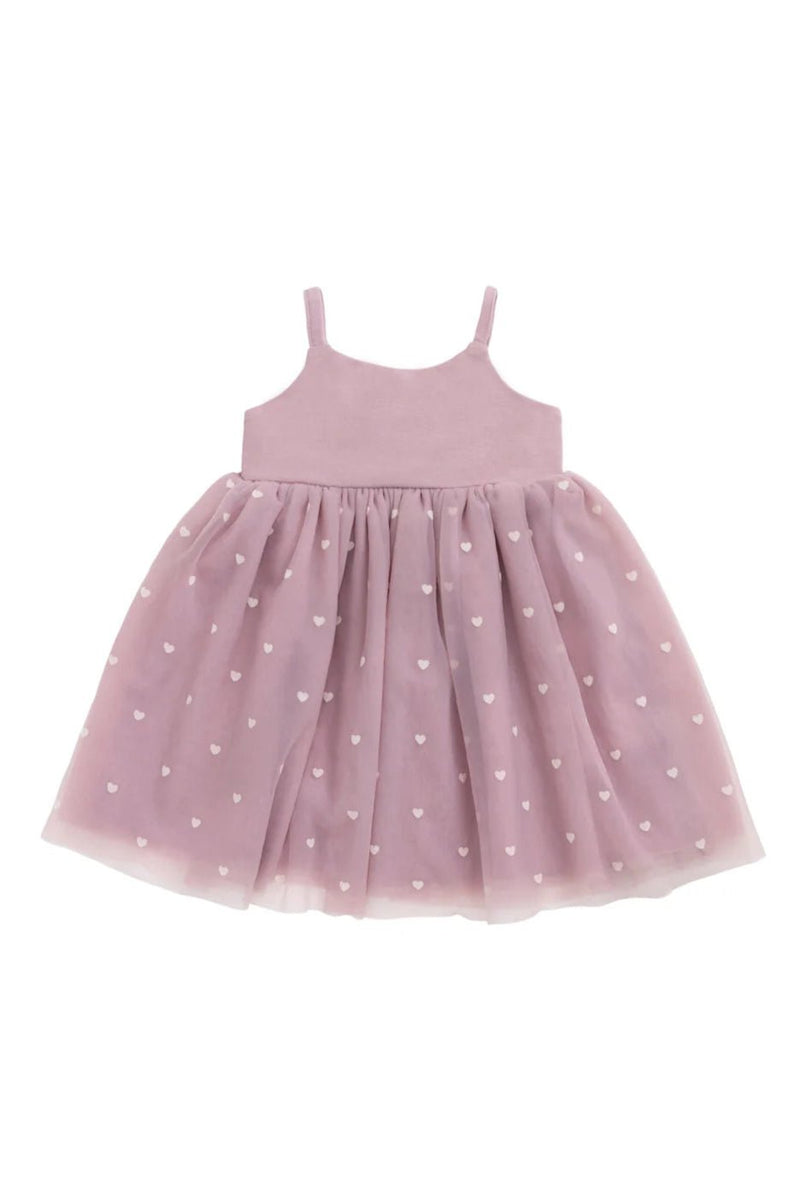 Lottie Dress - Petite Heart Melody, Baby / Toddler / Girls Dress, Jamie Kay - All The Little Bows