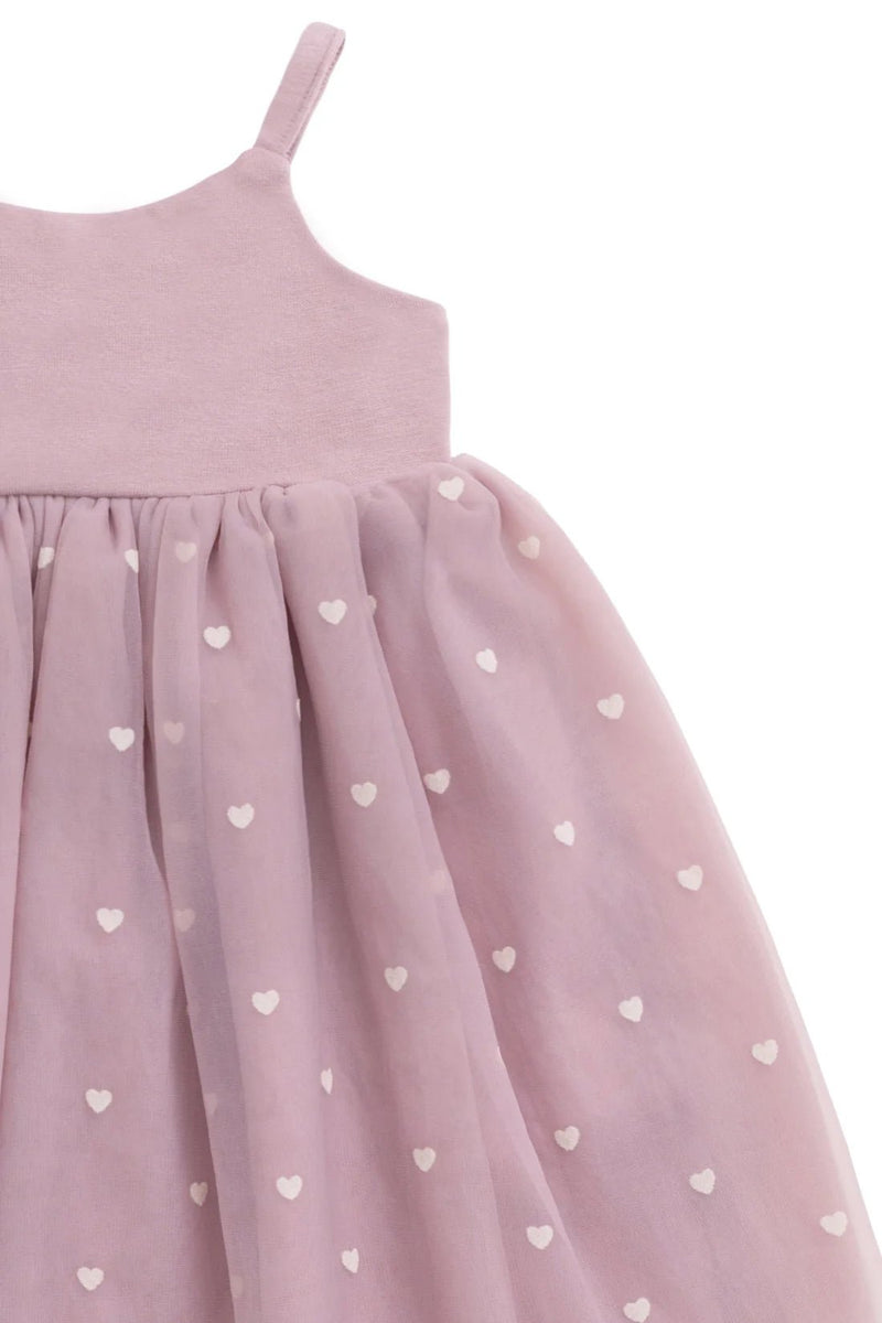 Lottie Dress - Petite Heart Melody, Baby / Toddler / Girls Dress, Jamie Kay - All The Little Bows