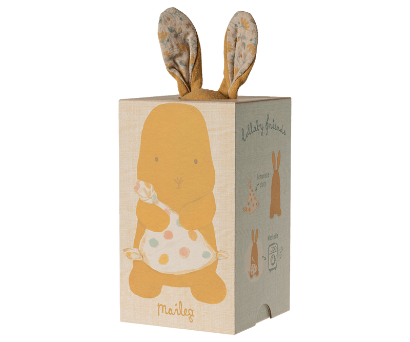 Lullaby Friends, Bunny - Dusty Yellow, TOY, Maileg USA - All The Little Bows