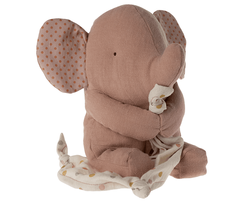 Lullaby Friends, Elephant - Old Rose, TOY, Maileg USA - All The Little Bows