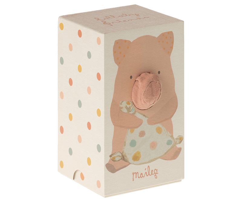 Lullaby Friends - Pig, TOY, Maileg USA - All The Little Bows