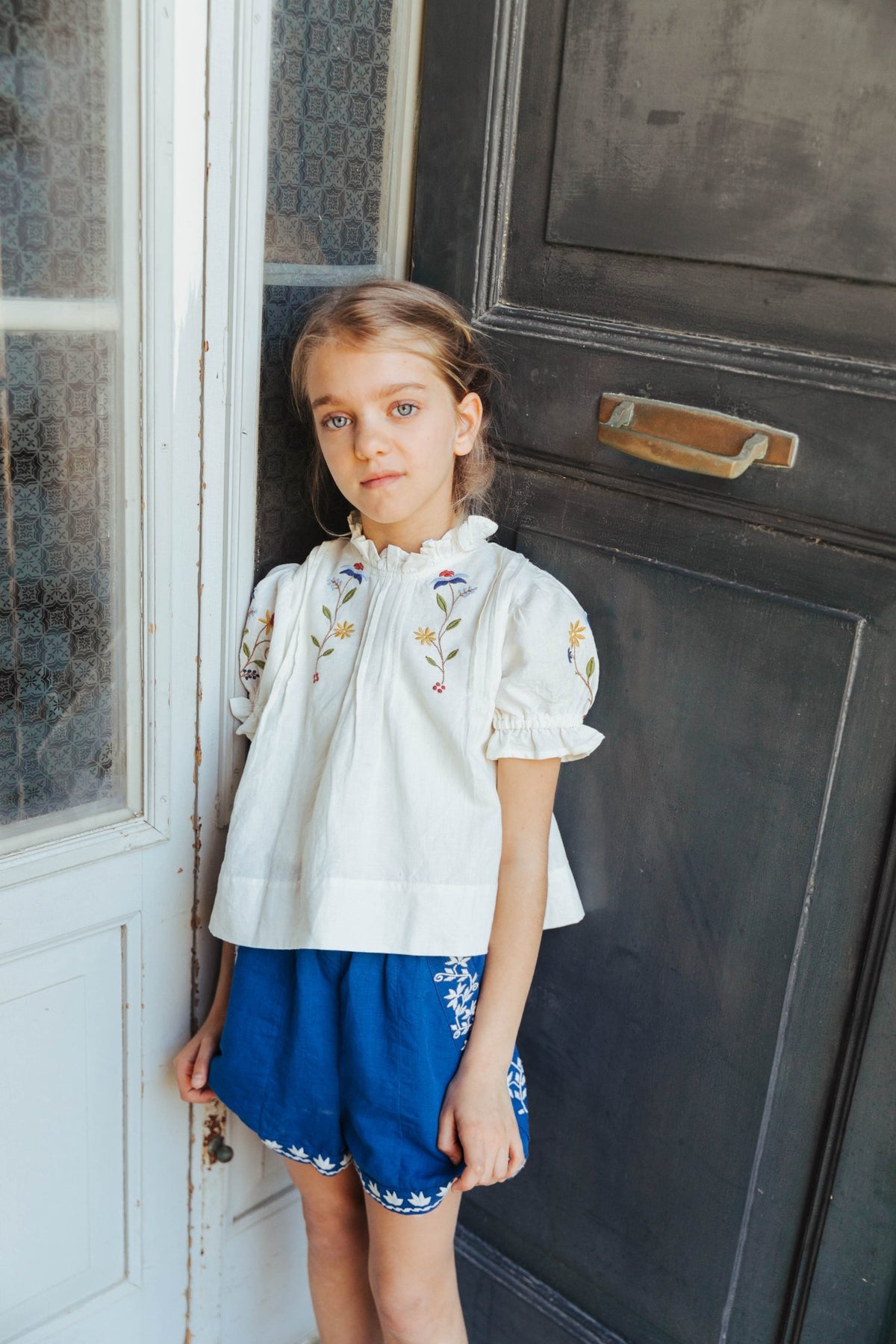 Luna Top | Opaline Linen | All The Little Bows