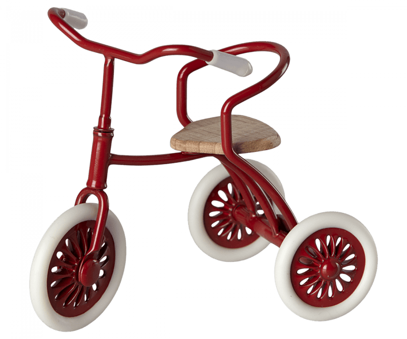Maileg | Abri à tricycle, Mouse - Red, , Maileg - All The Little Bows