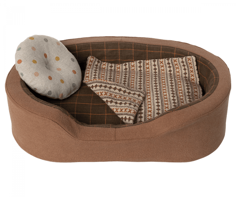 Maileg | Cosy Basket, Medium - Brown, , Maileg - All The Little Bows