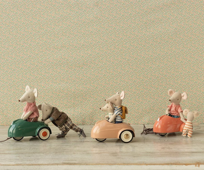 Maileg | Mouse Car - Coral, Toys, Maileg - All The Little Bows