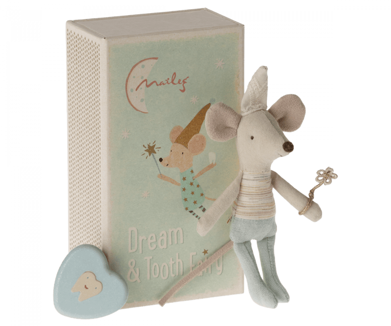 Maileg | Tooth Fairy Mouse, Little Brother in Matchbox, , Maileg - All The Little Bows