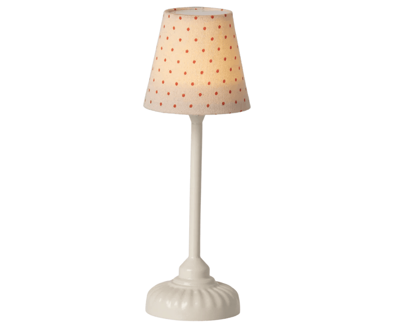 Maileg | Vintage Floor Lamp, Mouse - Sand, Toys, Maileg - All The Little Bows