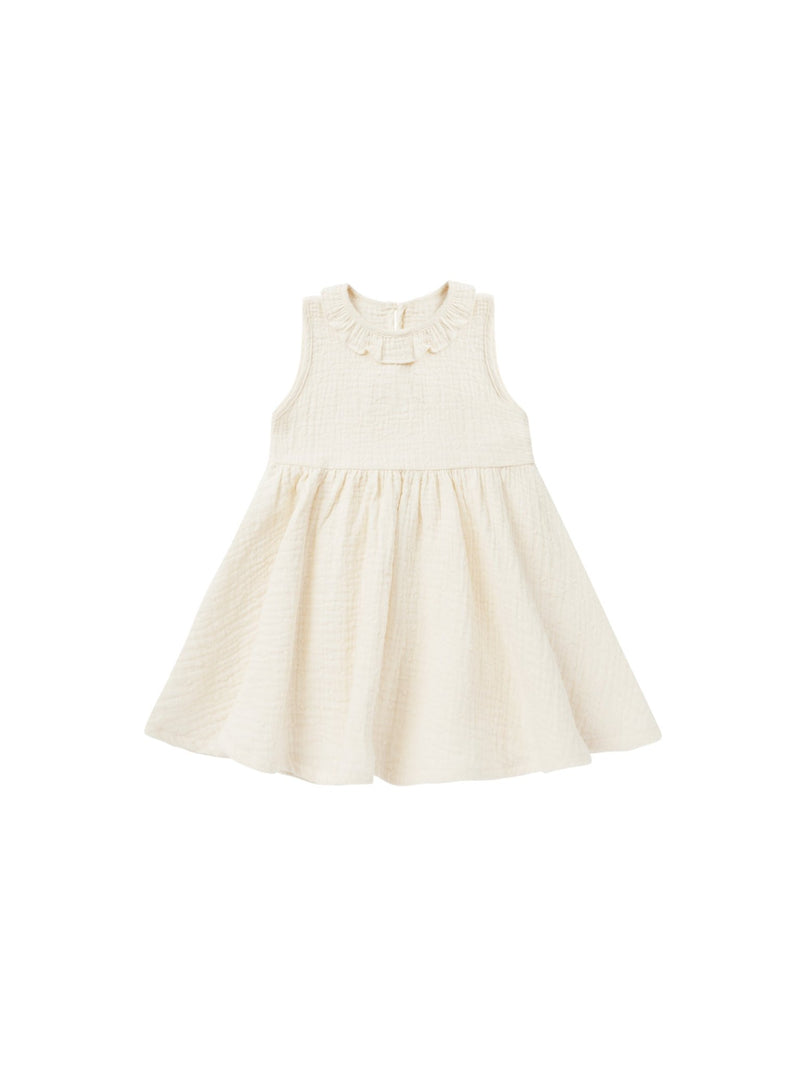 Marie Dress || Ivory, Girls Woven Dress, Rylee + Cru - All The Little Bows