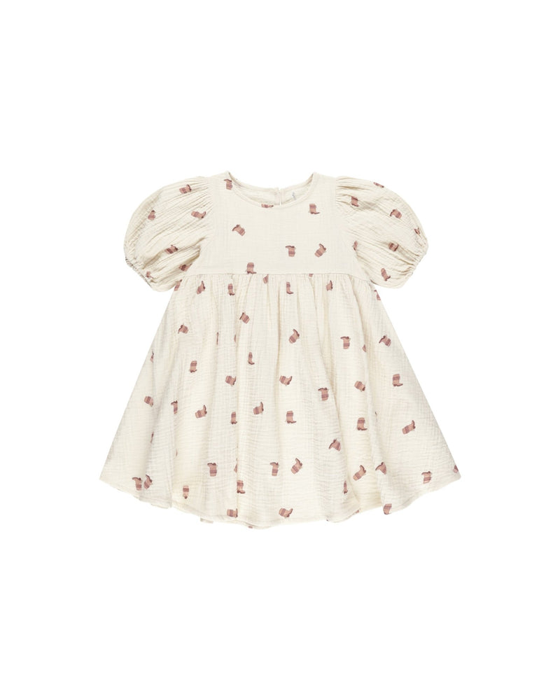 Marley Dress || Boots, Baby / Toddler Girls Dress, Rylee + Cru - All The Little Bows