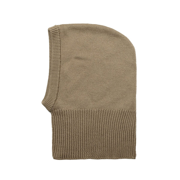Eden Merino Wool Balaclava Hood | Petite Taupe, Winter Hood, Collégien - All The Little Bows