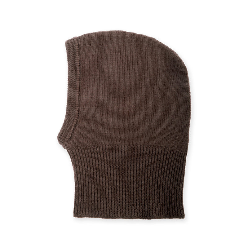 Eden Merino Wool Balaclava Hood | Chocolat au Lait, Winter Hood, Collégien - All The Little Bows