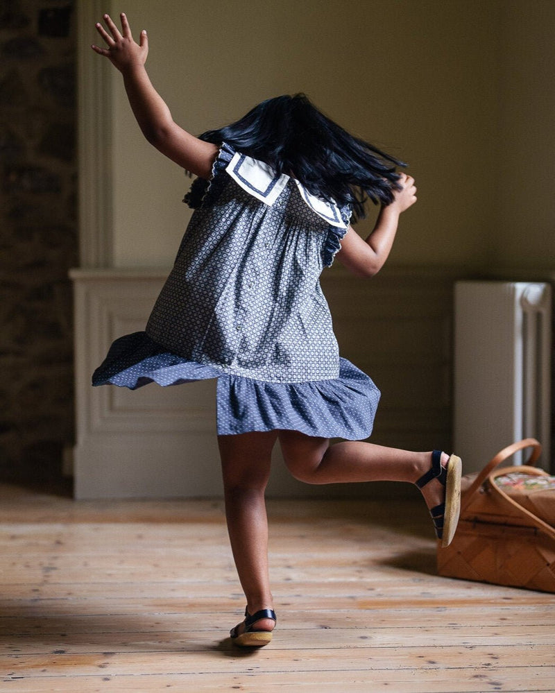 little cotton clothes dress Organic Pointelle Jersey Maddie Dress