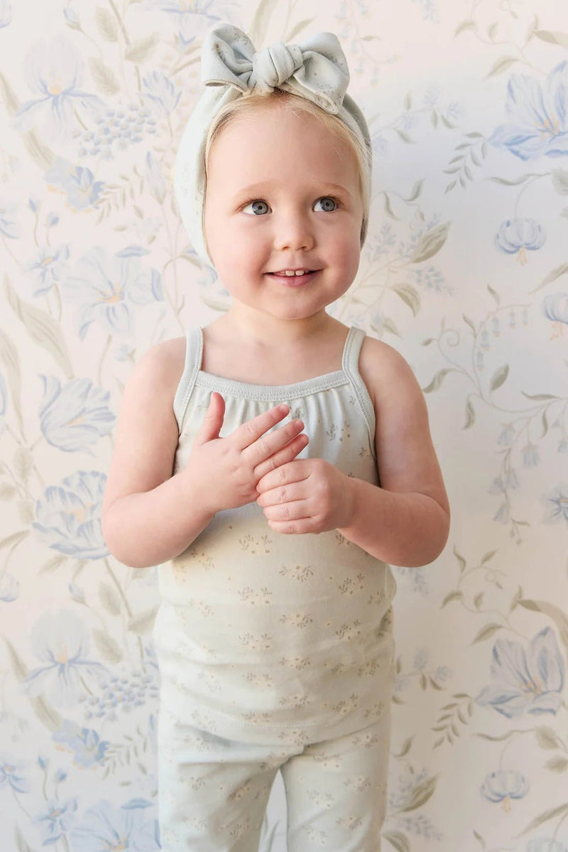 Organic Cotton Casey Top - Rose Floral Smoke, Girls Top, Jamie Kay - All The Little Bows