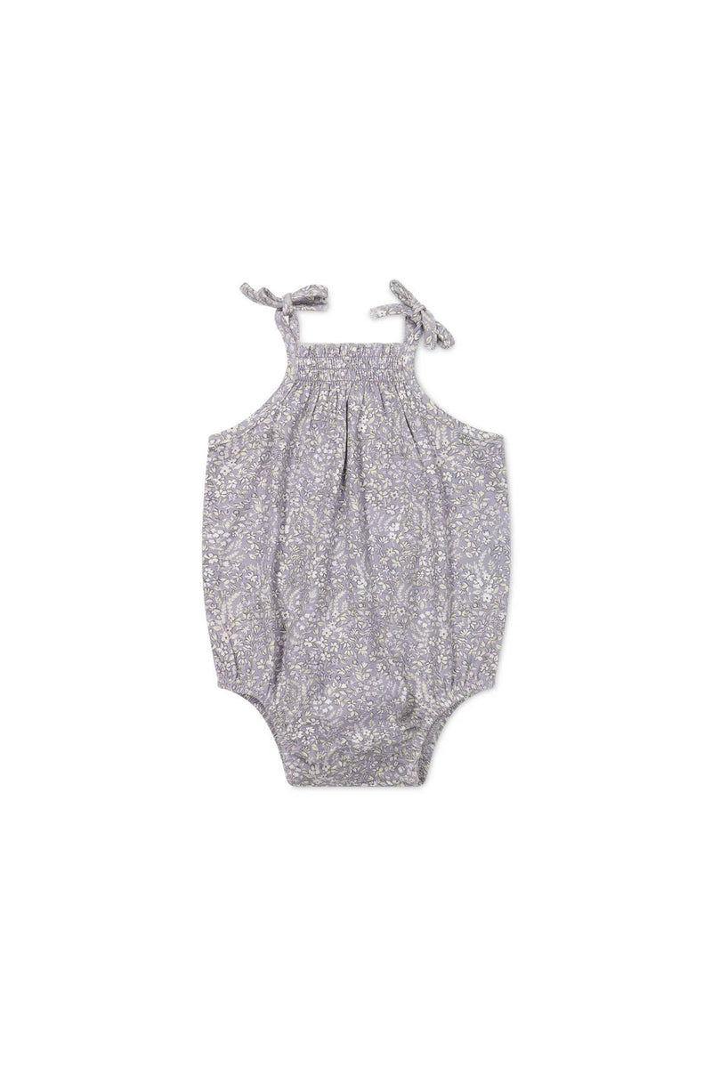 Organic Cotton Cassie Playsuit - April Lilac, , Jamie Kay - All The Little Bows