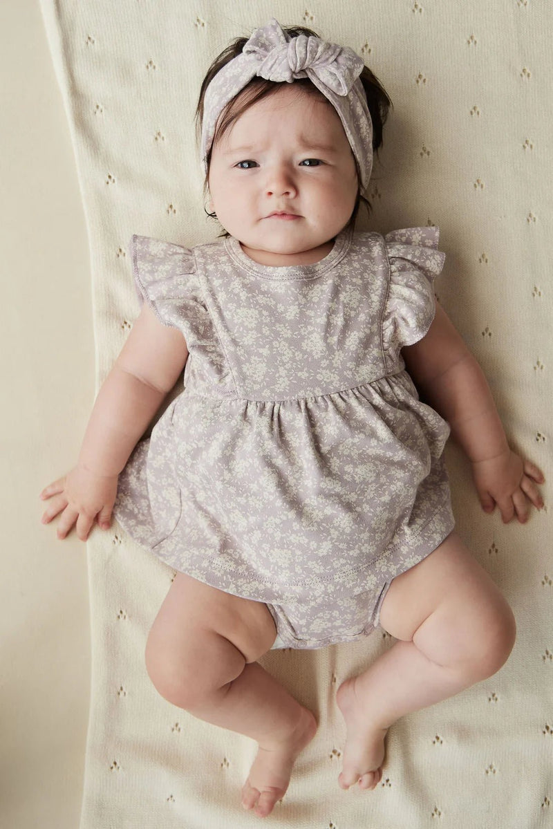 Organic Cotton Elianna Playsuit - Sadie Luna, , Jamie Kay - All The Little Bows