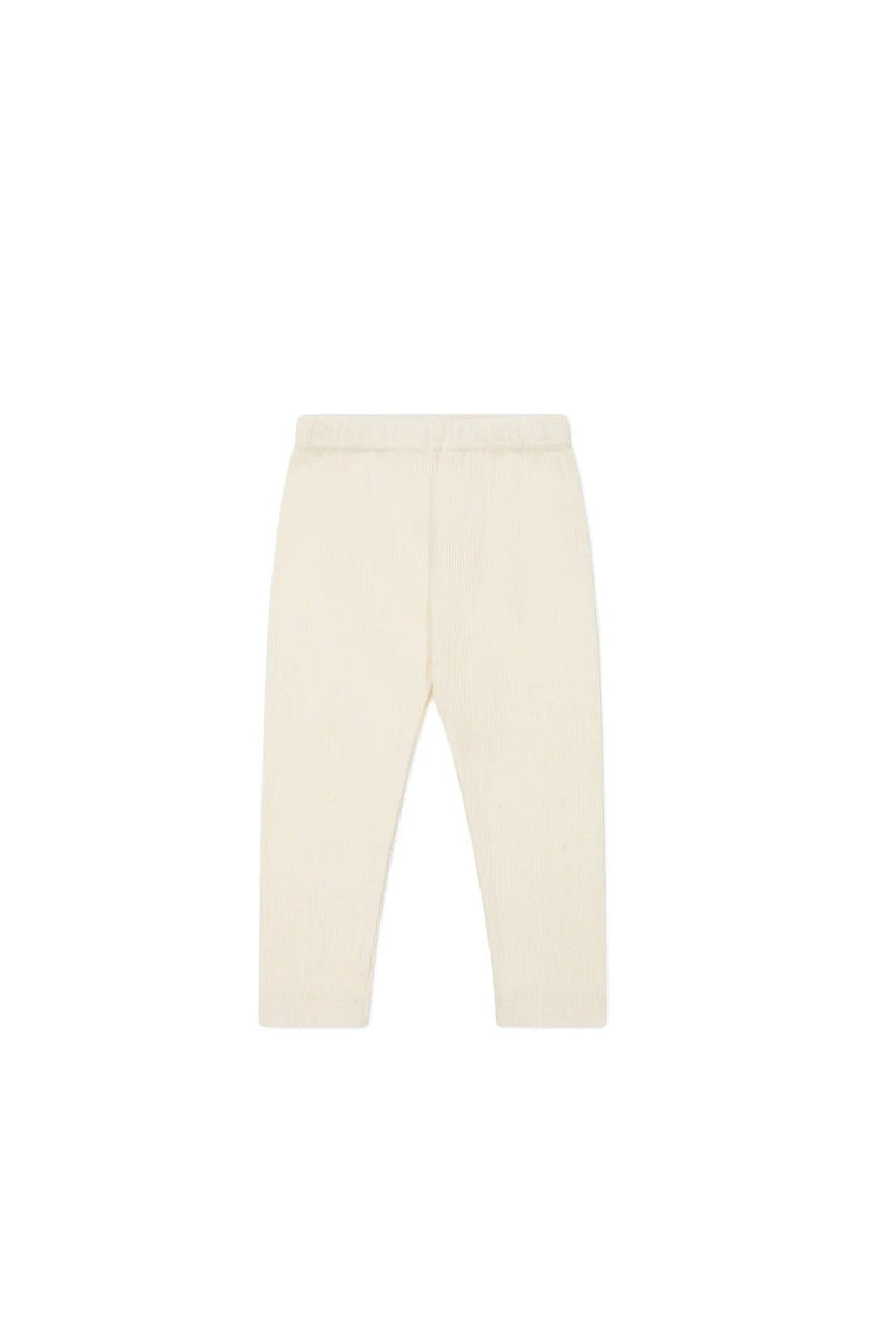 Organic Cotton Fine Rib Legging - Lily Fleck, , Jamie Kay - All The Little Bows