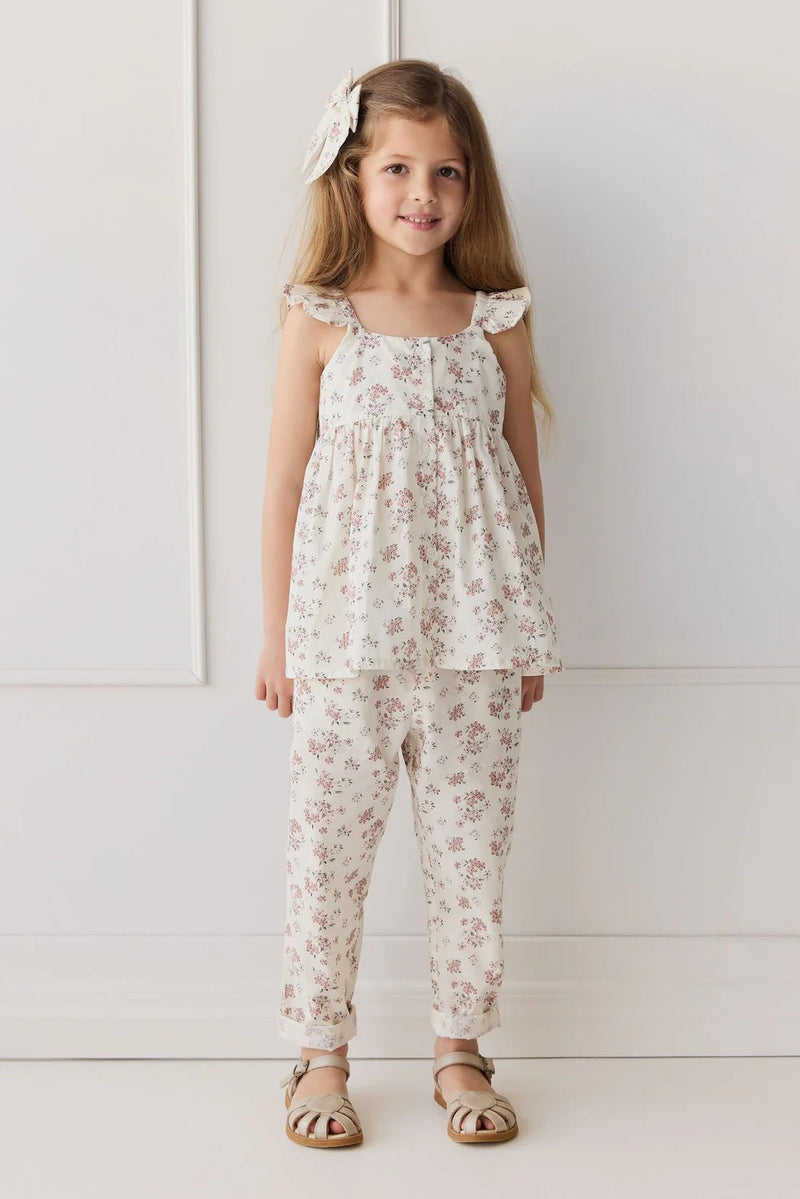 Organic Cotton Leah Top - Selena Blush, , Jamie Kay - All The Little Bows