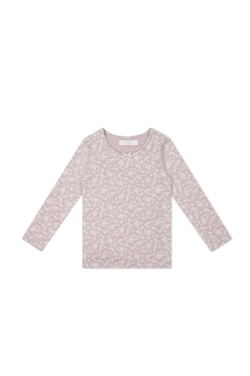 Organic Cotton Long Sleeve Top - Sadie Luna, , Jamie Kay - All The Little Bows