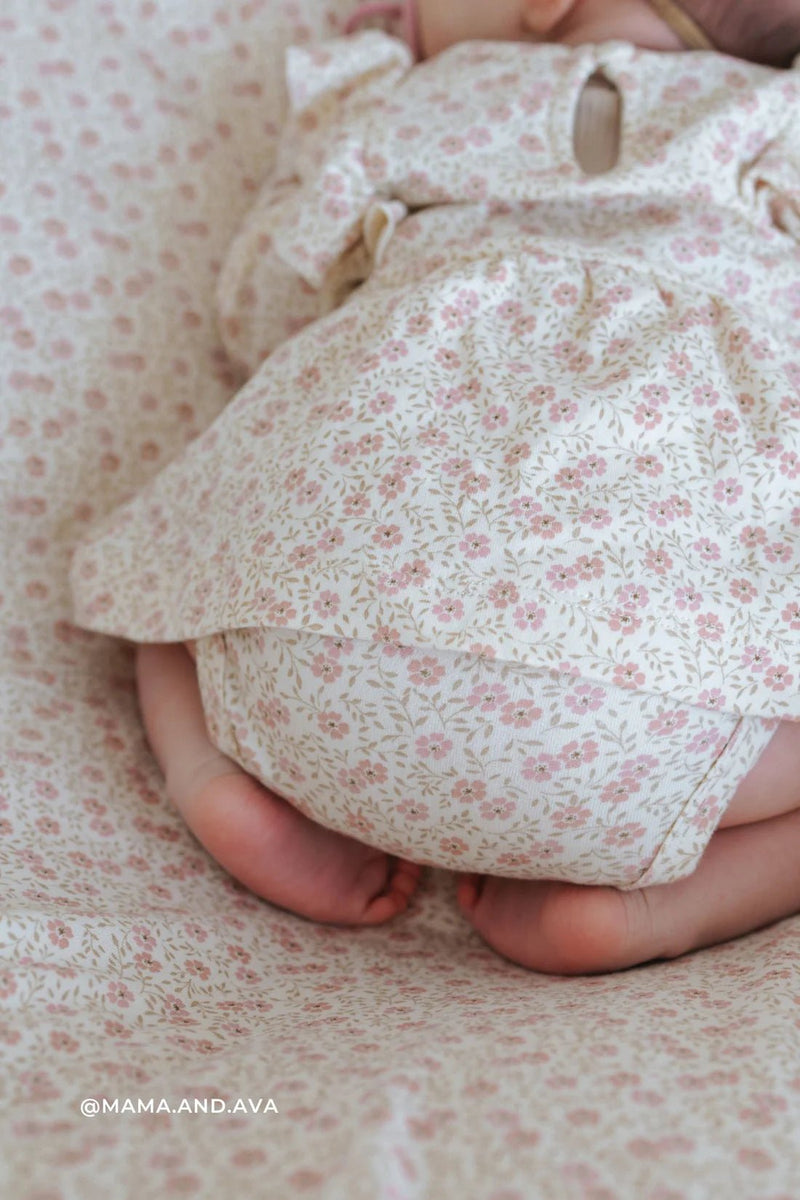 Organic Cotton Vivienne Playsuit - Emmy Egret, , Jamie Kay - All The Little Bows