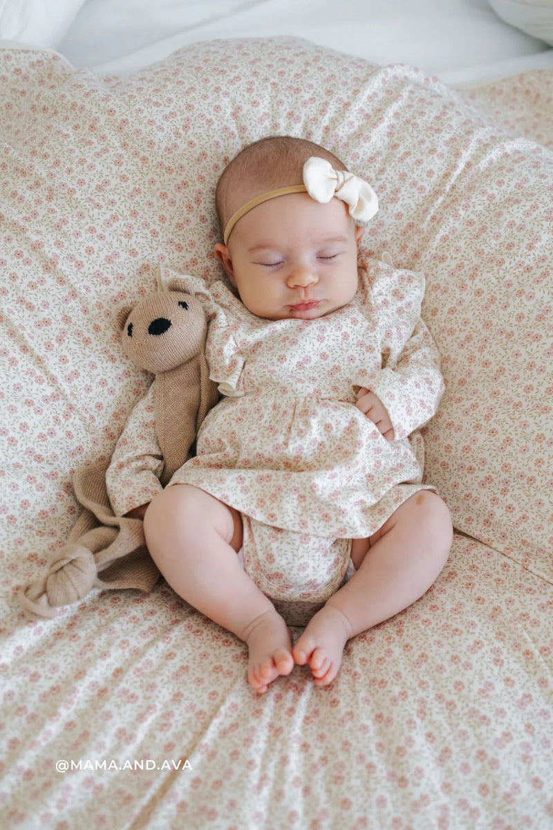 Organic Cotton Vivienne Playsuit - Emmy Egret, , Jamie Kay - All The Little Bows