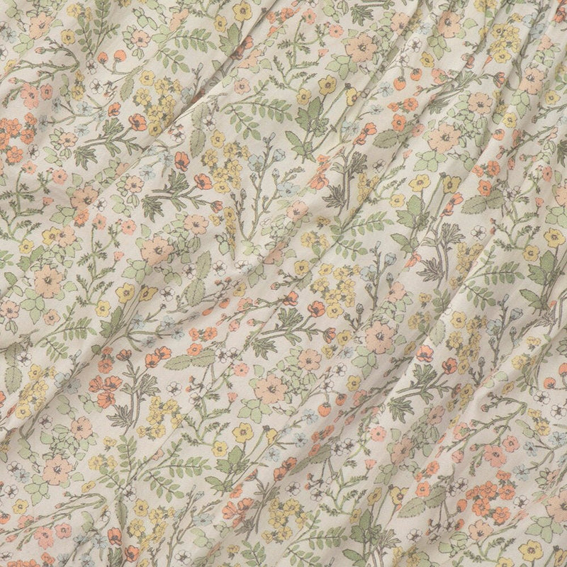 Ottilie Dress | Wild Strawberry Floral Organic Cotton, , Nellie Quats - All The Little Bows