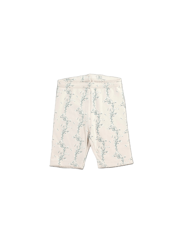 Pima Bike Short || Linen Trellis, Baby/Toddler Girls Clothing, Iver & Isla - All The Little Bows