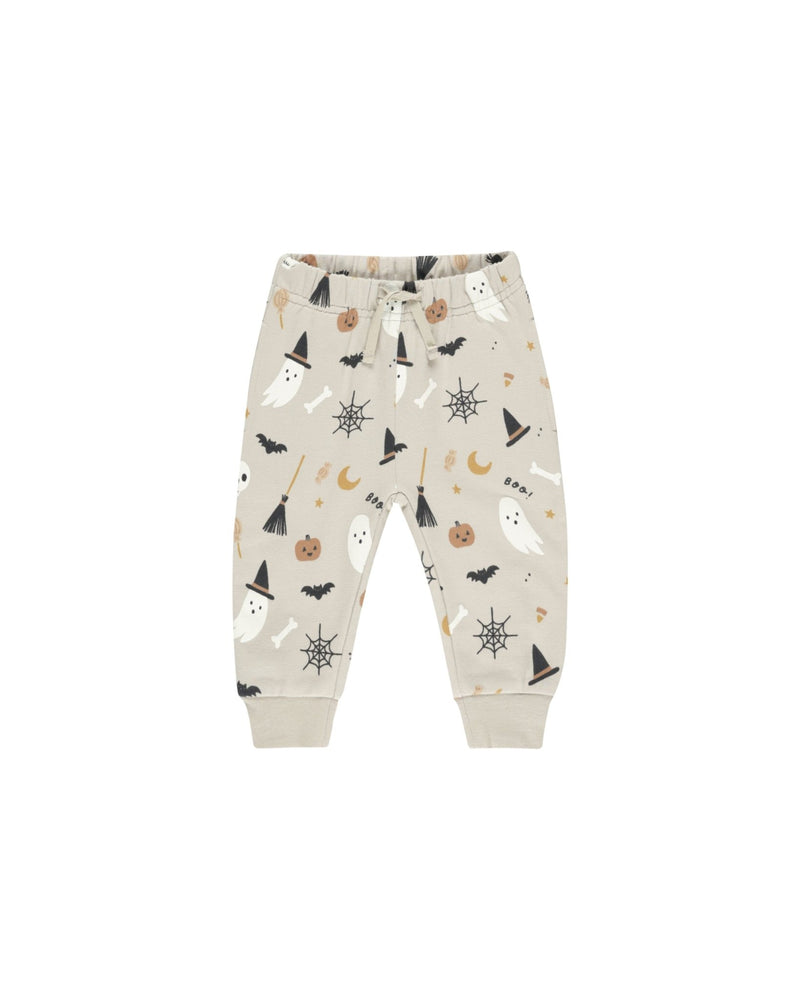 Relaxed Fleece Sweatpant || Halloween, Baby / Toddler Pant, Quincy Mae - All The Little Bows