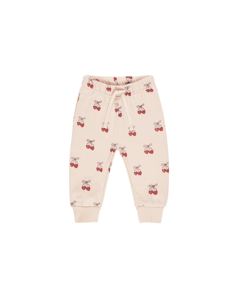 Relaxed Fleece Sweatpant || Mon Amour, Baby / Toddler Girls Pant, Quincy Mae - All The Little Bows
