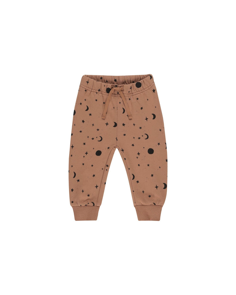 Relaxed Fleece Sweatpant || Night Sky, Baby / Toddler Pant, Quincy Mae - All The Little Bows
