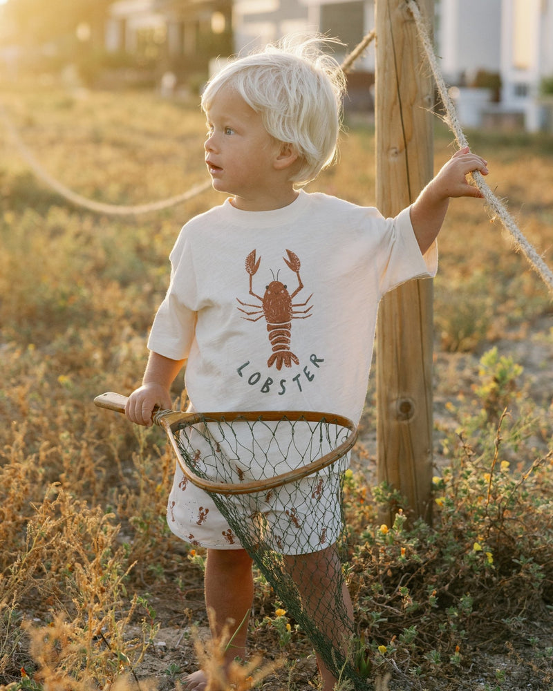 Relaxed Tee || Lobster, Baby / Toddler Top, Rylee + Cru - All The Little Bows