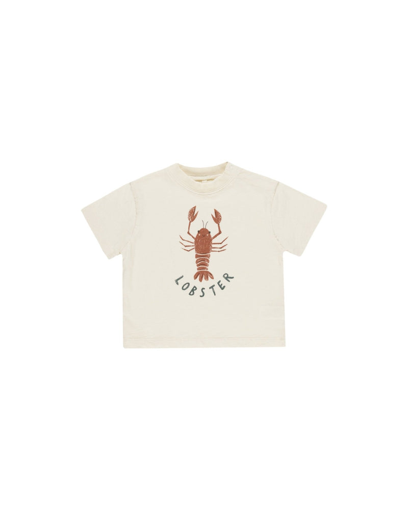 Relaxed Tee || Lobster, Baby / Toddler Top, Rylee + Cru - All The Little Bows