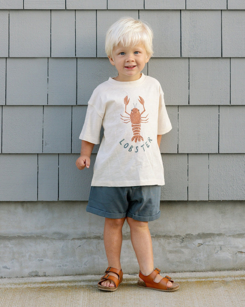 Relaxed Tee || Lobster, Baby / Toddler Top, Rylee + Cru - All The Little Bows