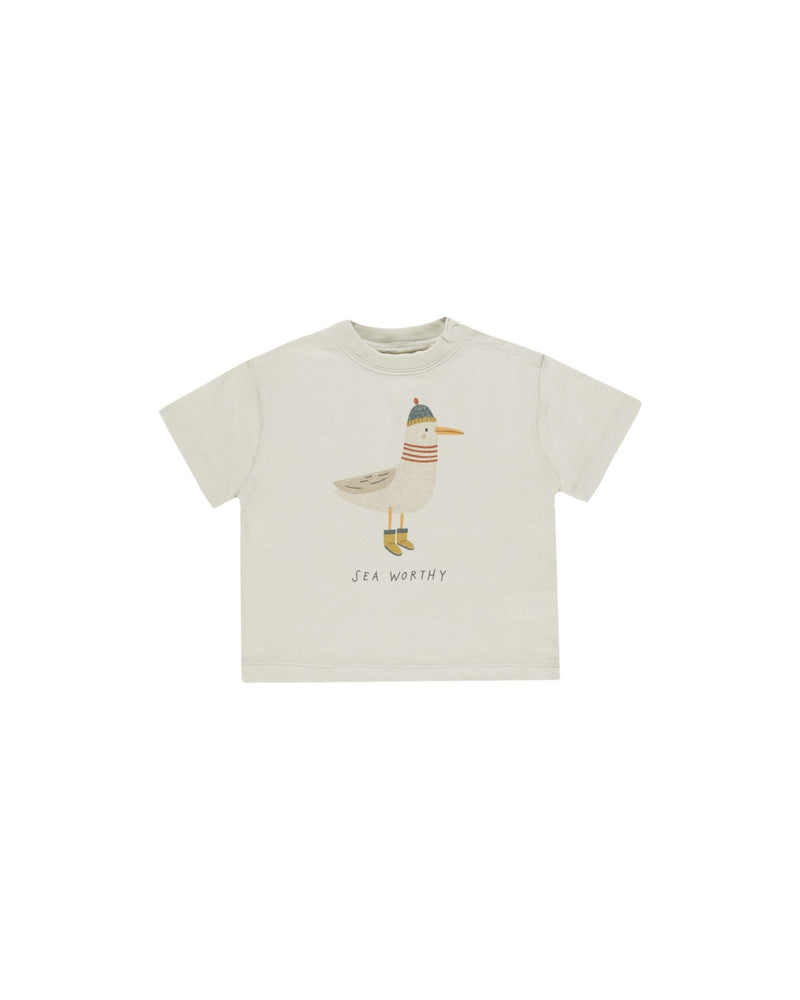 Relaxed Tee || Seagull, Baby / Toddler Top, Rylee + Cru - All The Little Bows