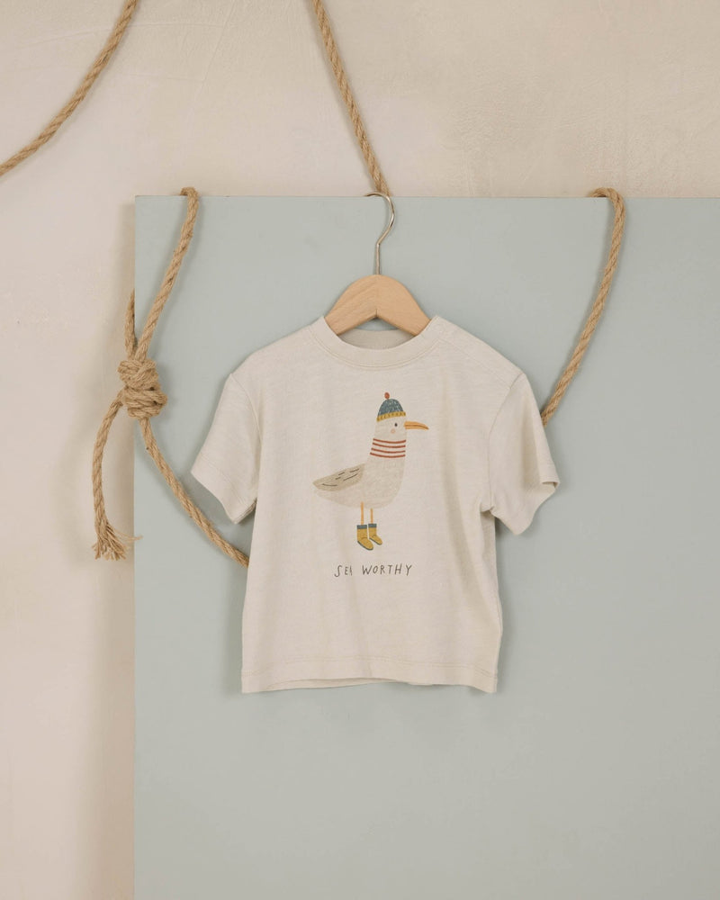 Relaxed Tee || Seagull, Baby / Toddler Top, Rylee + Cru - All The Little Bows