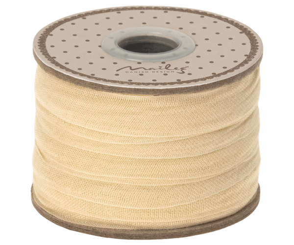 Ribbon, 20 m - Cream, PAPER, Maileg USA - All The Little Bows
