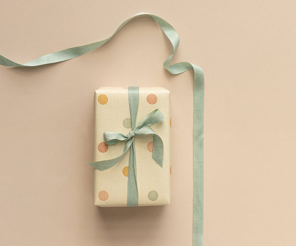Ribbon, W: 13 mm x L: 10 m - Dusty mint, PAPER, Maileg USA - All The Little Bows