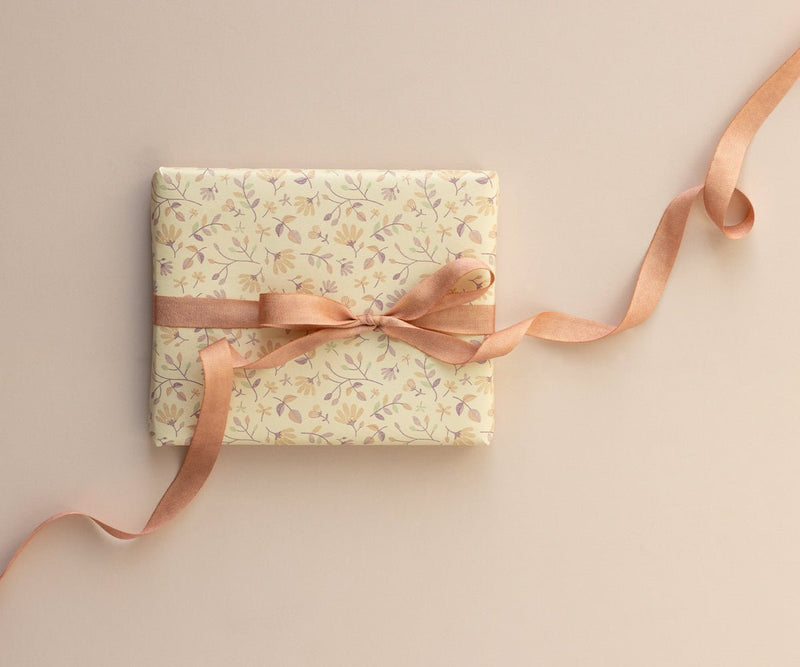 Ribbon, W: 13 mm x L: 10 m - Peach rose, PAPER, Maileg USA - All The Little Bows