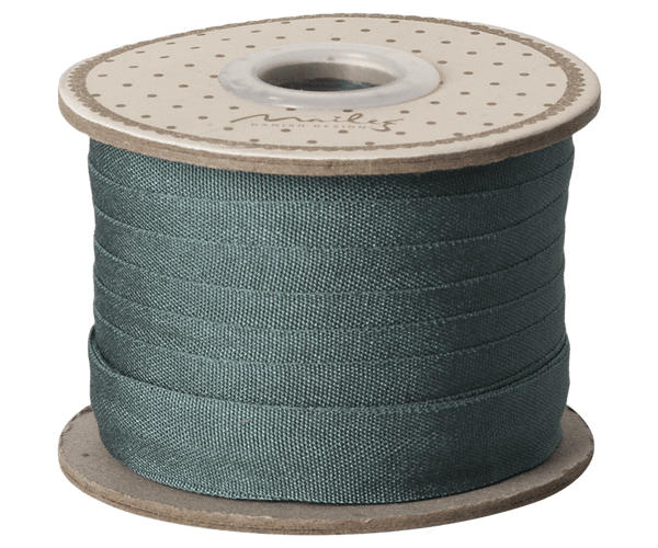 Ribbon, W: 13 mm x L: 10 m - Petrol, PAPER, Maileg USA - All The Little Bows