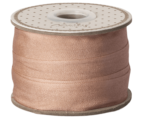Ribbon, W: 18 mm x L: 10 m - Peach rose, PAPER, Maileg USA - All The Little Bows