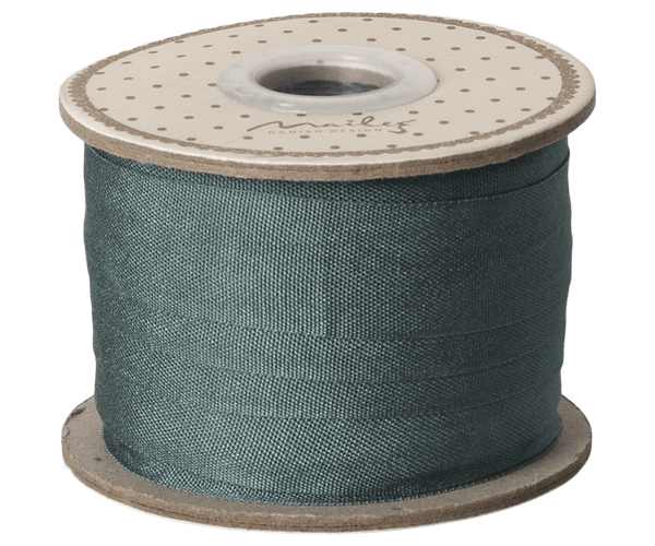 Ribbon, W: 18 mm x L: 10 m - Petrol, PAPER, Maileg USA - All The Little Bows