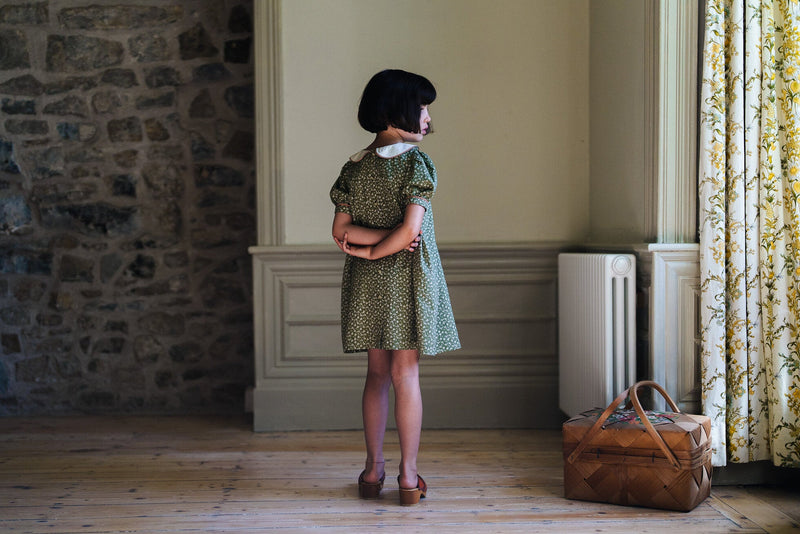 Ruby Dress || Hawthorn Floral, Baby / Toddler / Girls Dress, Little Cotton Clothes - All The Little Bows