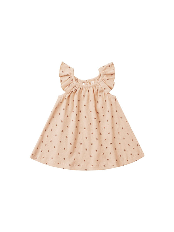 Ruffle Swing Dress || Strawberries, Baby / Toddler Girls Dress, Quincy Mae - All The Little Bows