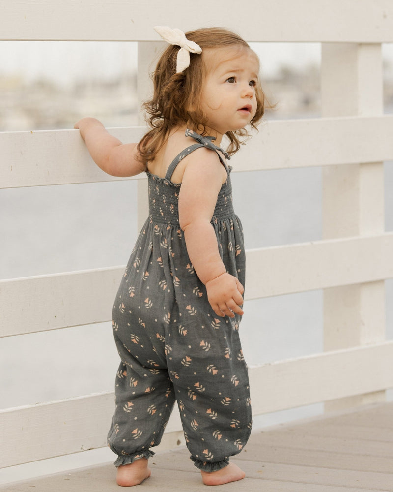 Sawyer Jumpsuit || Morning Glory, , Rylee + Cru - All The Little Bows