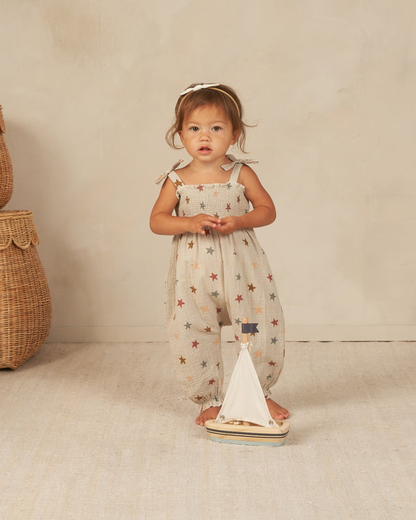 Sawyer Jumpsuit || Stars, , Rylee + Cru - All The Little Bows
