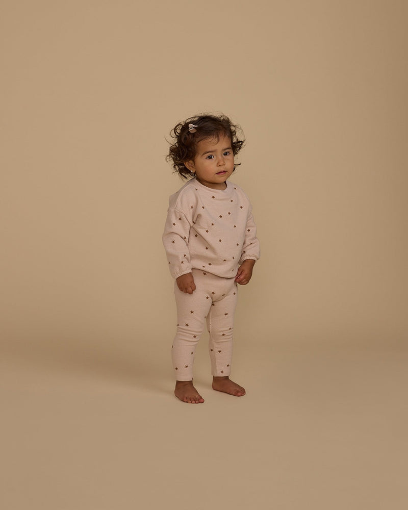 Spongey Knit Set || Shell Stars, Girls Set, Rylee + Cru - All The Little Bows